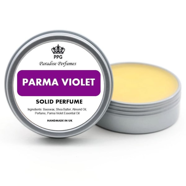 Parma Violet | Natural Solid Perfume | Fragrance Balm 15ml | Scent | Cruelty-Free | Alcohol-Free | High Quality | PPG | Handmade In UK