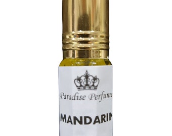 Mandarin | Gorgeous Roll On Fragrance Perfume Oil 3ml 6ml 12ml | Amazing Scent | Vegan & Cruelty-Free | Alcohol-Free | PPG