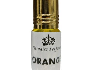 Orange Roll On Perfume Oil: Vegan Alcohol-Free Fruity Scent