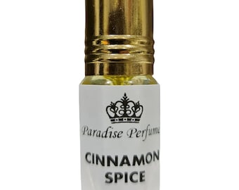 Cinnamon Spice Roll On Perfume Oil: Vegan Alcohol-Free Fragrance