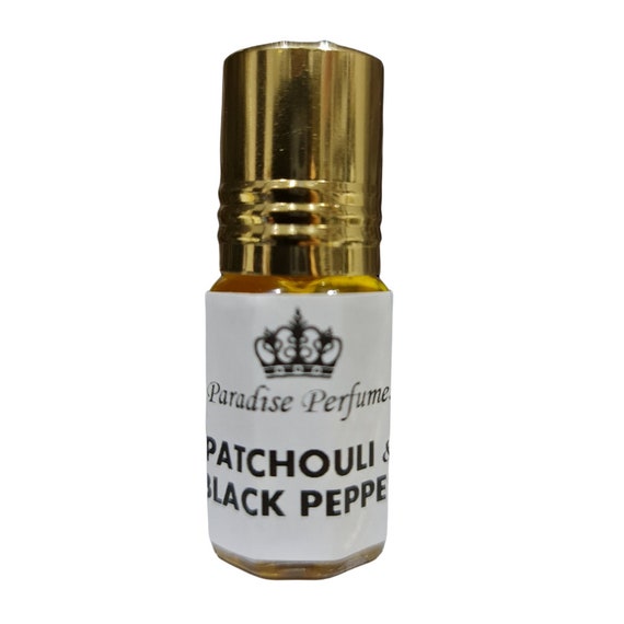 Patchouli Black Pepper Perfume Oil: Vegan Alcohol-free Fragrance
