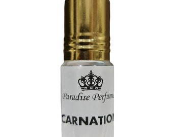 Carnation | Gorgeous Roll On Fragrance Perfume Oil 3ml 6ml 12ml | Amazing Scent | Vegan & Cruelty-Free | Alcohol-Free | PPG