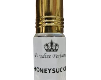 Olio profumato roll-on al caprifoglio: dolce fragranza floreale, vegano e senza alcol.