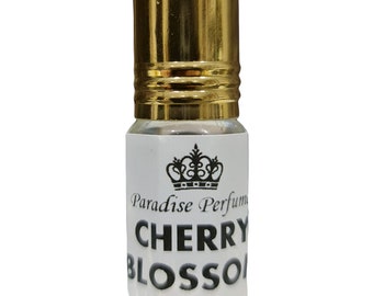 Cherry Blossom Perfume Oil: Exotic Floral Scent, Vegan & Alcohol-Free