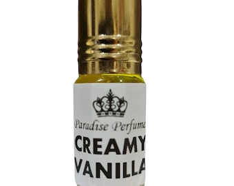 Creamy Vanilla Roll On Perfume Oil: Vegan & Alcohol-Free