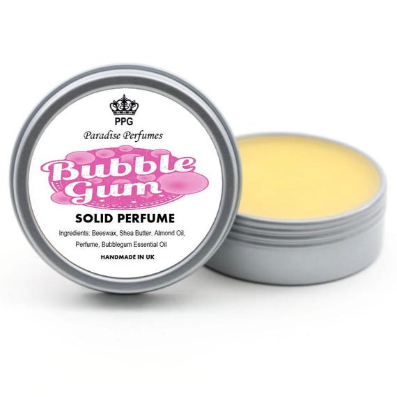 Bubblegum Solid Perfume Balm: Handmade Cruelty-free Juicy Bubble