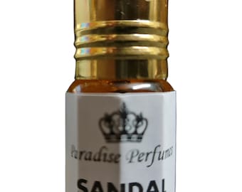 Olio profumato al sandalo e patchouli: fragranza vegana senza alcol