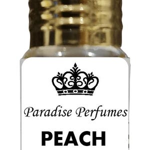 Peach Oud Perfume Oil: Vegan Alcohol-Free Fragrance