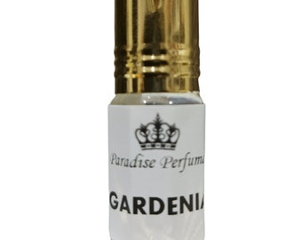 Gardenia Roll On Perfume Oil: Vegan Alcohol-Free Floral Scent