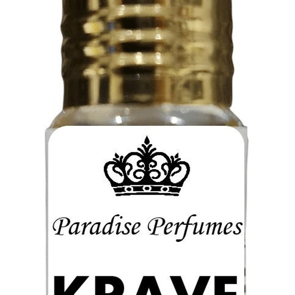 Kravé | Superbe huile de parfum parfumée à la fraise exquise 3 ml 6 ml 12 ml | Parfum incroyable | Végétalien et sans cruauté | Sans alcool | PPG