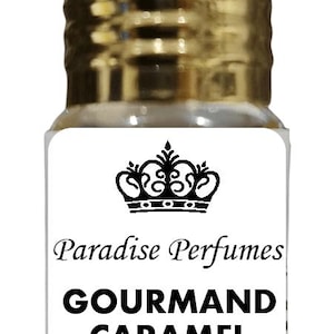 Gourmand Caramel Macaron Perfume Oil: Creamy Vanilla Scent, Vegan & Alcohol-Free