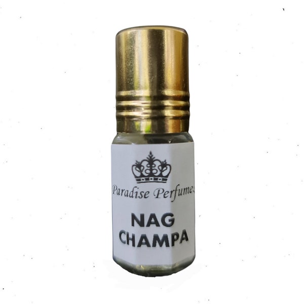 Nag Champa | Huile de parfum en rouleau Gorgeous 3 ml 6 ml 12 ml | parfum incroyable | Végétalien et sans cruauté | Sans alcool | PPG