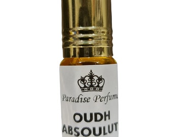 Oudh Absoulute Perfume Oil: Woody Vegan Fragrance (3ml 6ml 12ml)