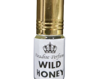 Wild Honey Perfume Oil: Vegan Alcohol-Free Fragrance (3ml 6ml 12ml)