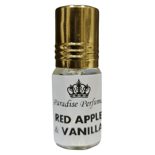 Red Apple Vanilla | Gorgeous Fruity Creamy Roll On Fragrance Perfume Oil 3ml 6ml 12ml | Scent | Vegan & Cruelty-Free | Alcohol-Free | PPG