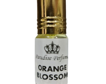 Orange Blossom Perfume Oil: Vegan Alcohol-Free Roll On Fragrance