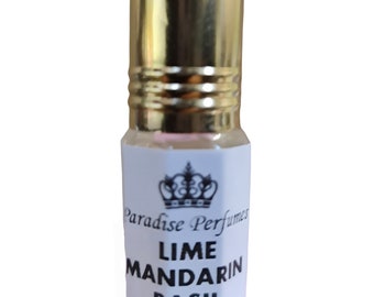 Parfümöl Mandarine-Basilikum Limette: Veganer, alkoholfreier Duft