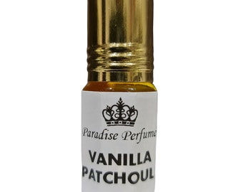 Vanilla Patchouli Roll On Perfume Oil: Vegan, Alcohol-Free