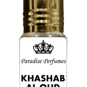 Aceite de perfume Khashab Al Oud: Almizcle de rosa Taifi, perfume artesanal sin alcohol (3 ml)