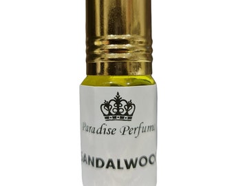 Aceite perfumado de sándalo: Fragancia amaderada y terrosa - Vegano y sin alcohol