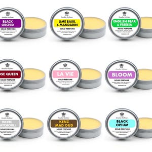 Balsamo profumato solido fatto a mano: fragranza di design (15 ml)