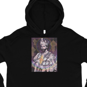 HIM Rastafari Rainbow, Empress Cropped HOODIE