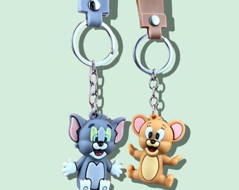 Porte-clés 3D Tom et Jerry
