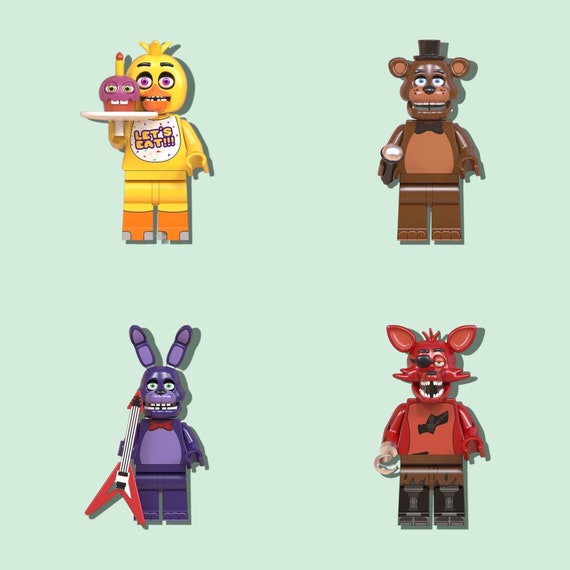 Five Nights Freddys Lego Characters