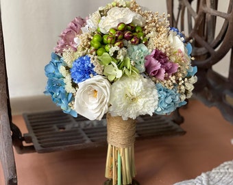 Artificial Flowers Bouquet - Fake Flowers Bridal Bouquet