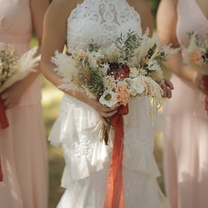 Dried Flowers Bridesmaid Bouquet, Bridesmaid Gift, Bridesmaid Proposal