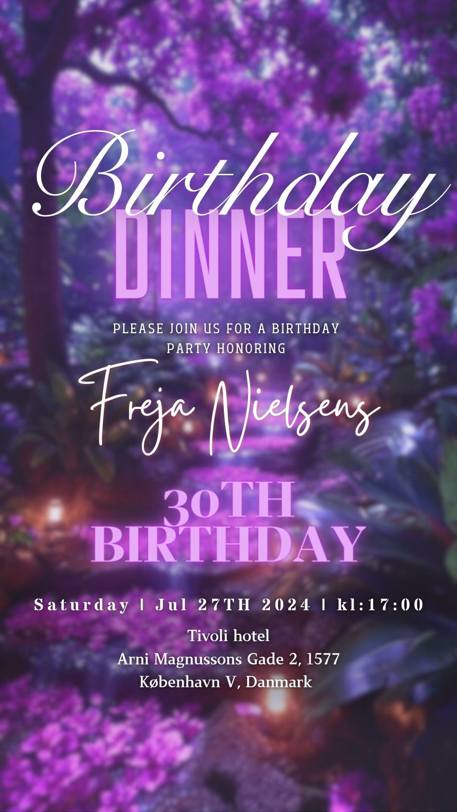 Elegant Digital Invitation Template Customizable &amp; Printable ...