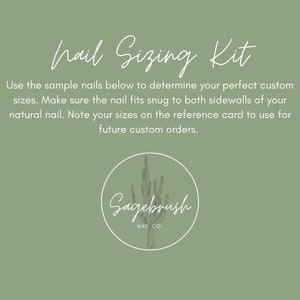 Nail Sizing Kit | Two Nail Styles Included