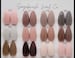 Nudes | Full Set Glossy or Matte Press On Nails 