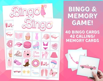 Popular Girls Theme Party Game, Doll Party Bingo! Bestselling Birthday Theme, Tea Party, Picnic, Playdate, Dreamhouse Sleepover Activity