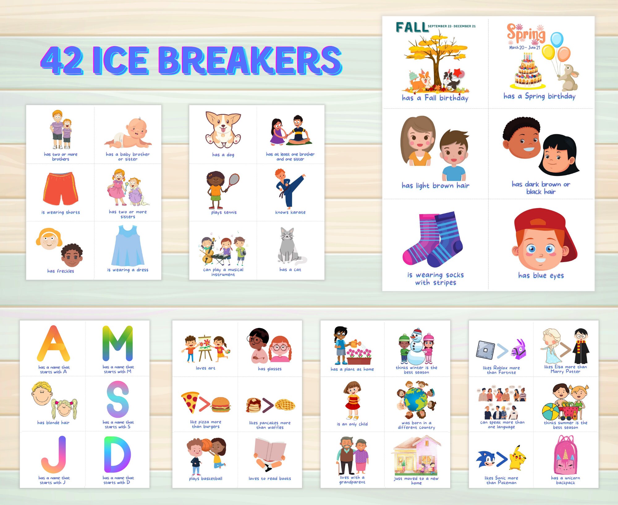 Classmate Get to Know You Bingo, BACK TO SCHOOL Icebreaker, Kids Find ...