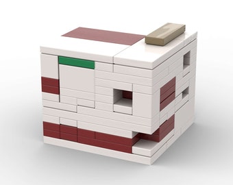 Mini Sokoban Dark Red Lego Puzzle Box