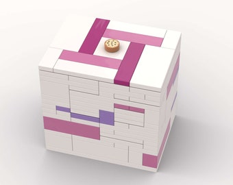 Cookie Lego Puzzle Box - Pink