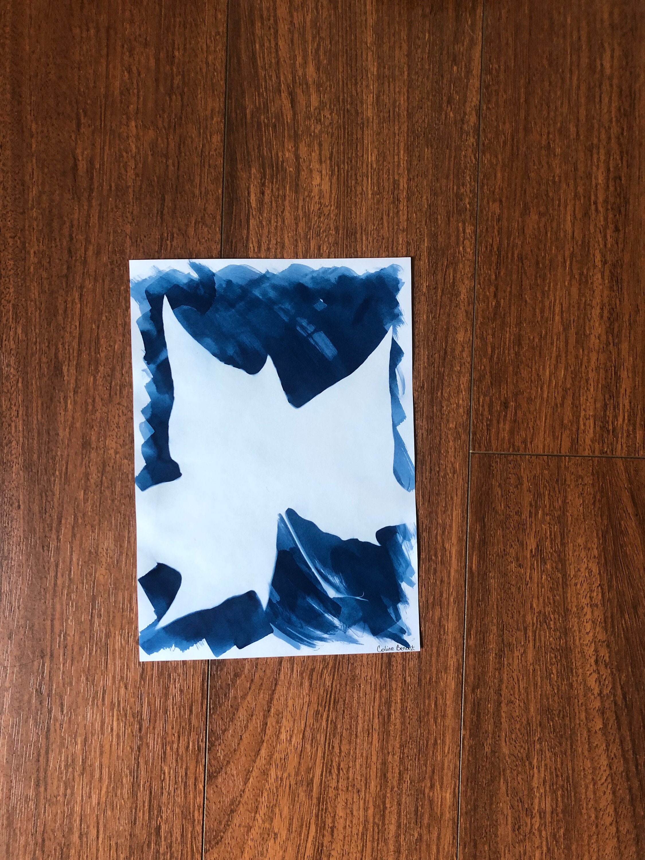 Cyanotype Fait à La Main - Majorelle Design