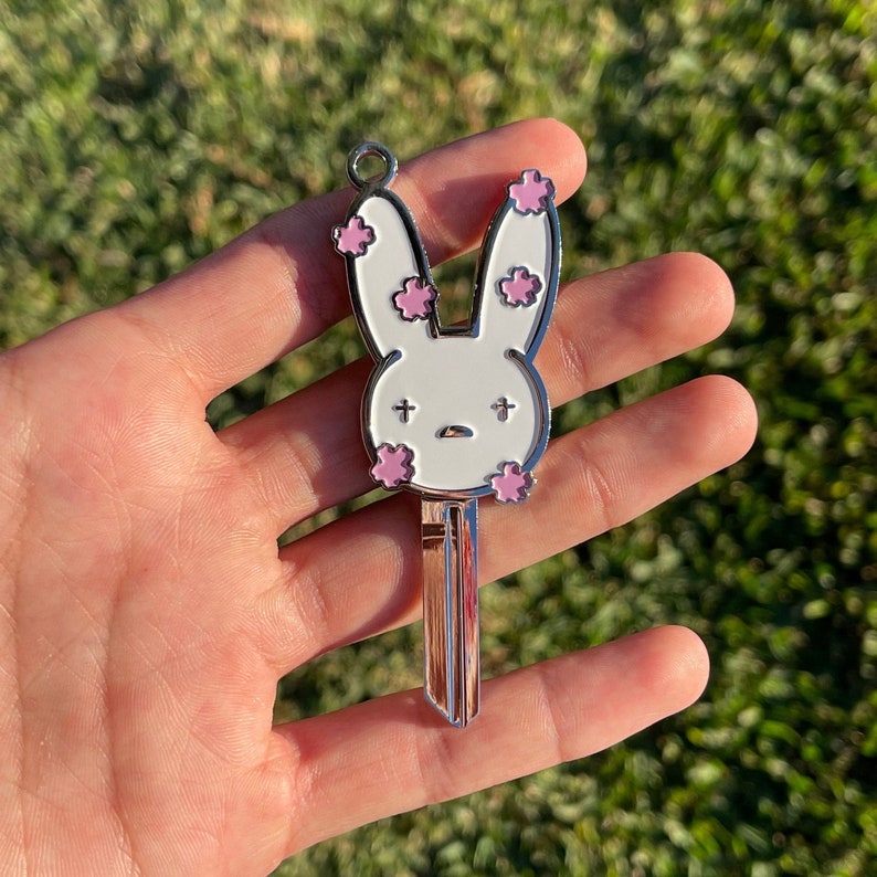 Bad Bunny Logo 3D House Key