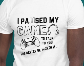 Funny Gamer Shirt – Video Game Lover Tee, Nerdy Gaming Gift
