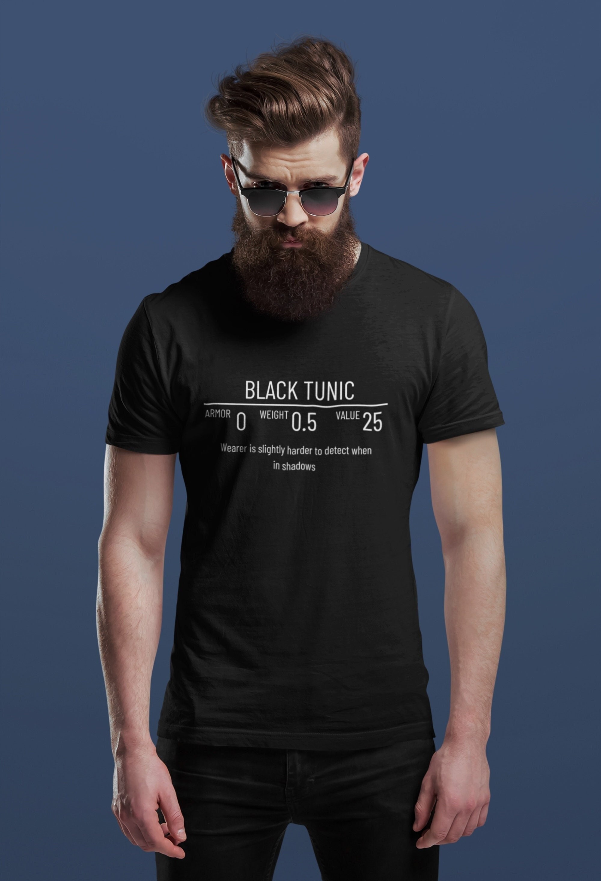 black tunic t shirt