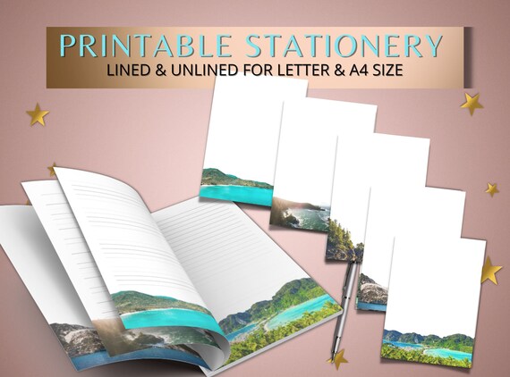 Printable Stationary Printable Paper Printable Stationery - Etsy