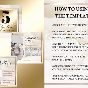 White and Gold Instagram Post Templates Canva, Instagram Story ...