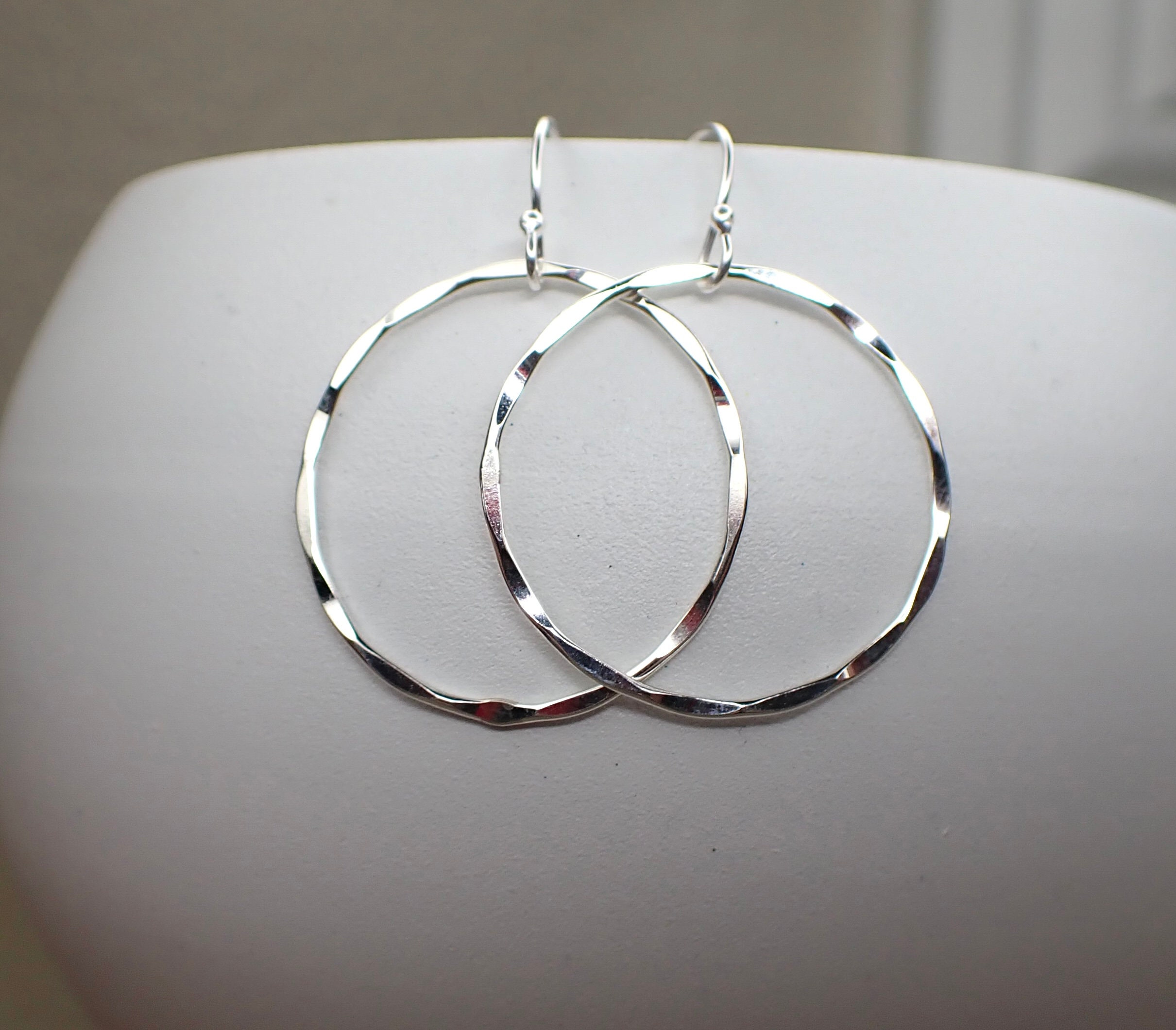 Set 3 Paia Orecchini In Argento 925 Donna - Cerchi, Pendenti E Perno Con Zirconi - Ipoallergenici, Regalo