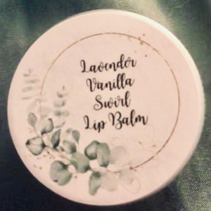 Lavender Vanilla Swirl Lip Balm