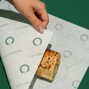 1,000 Customized Greaseproof Paper - 1-2 Ink Colors | 12"x12"