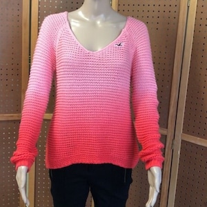 Hollister sweater pink discount