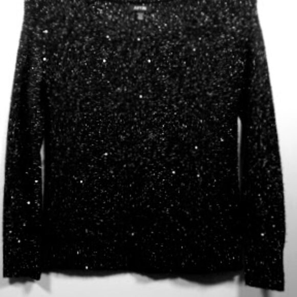 APT 9 Black Longsleeve Sparkly Sweater Size: PXS - Etsy UK