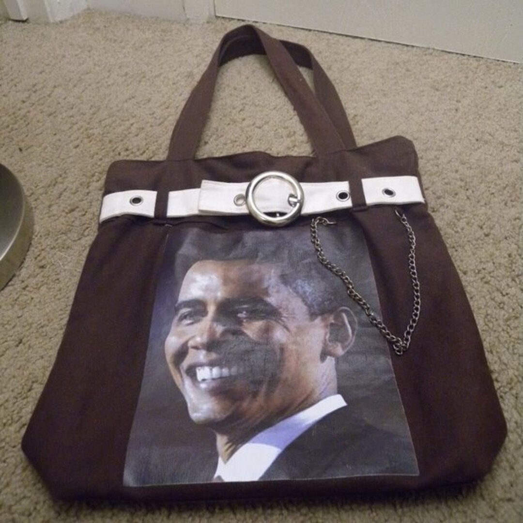 Barack Obama Lined Tote Style Bag - Etsy