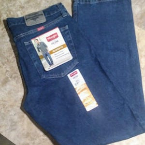 NWT Wrangler Men's Five Star Premium Denim Relaxed Fit Jeans Size: 33 X 32 image 6